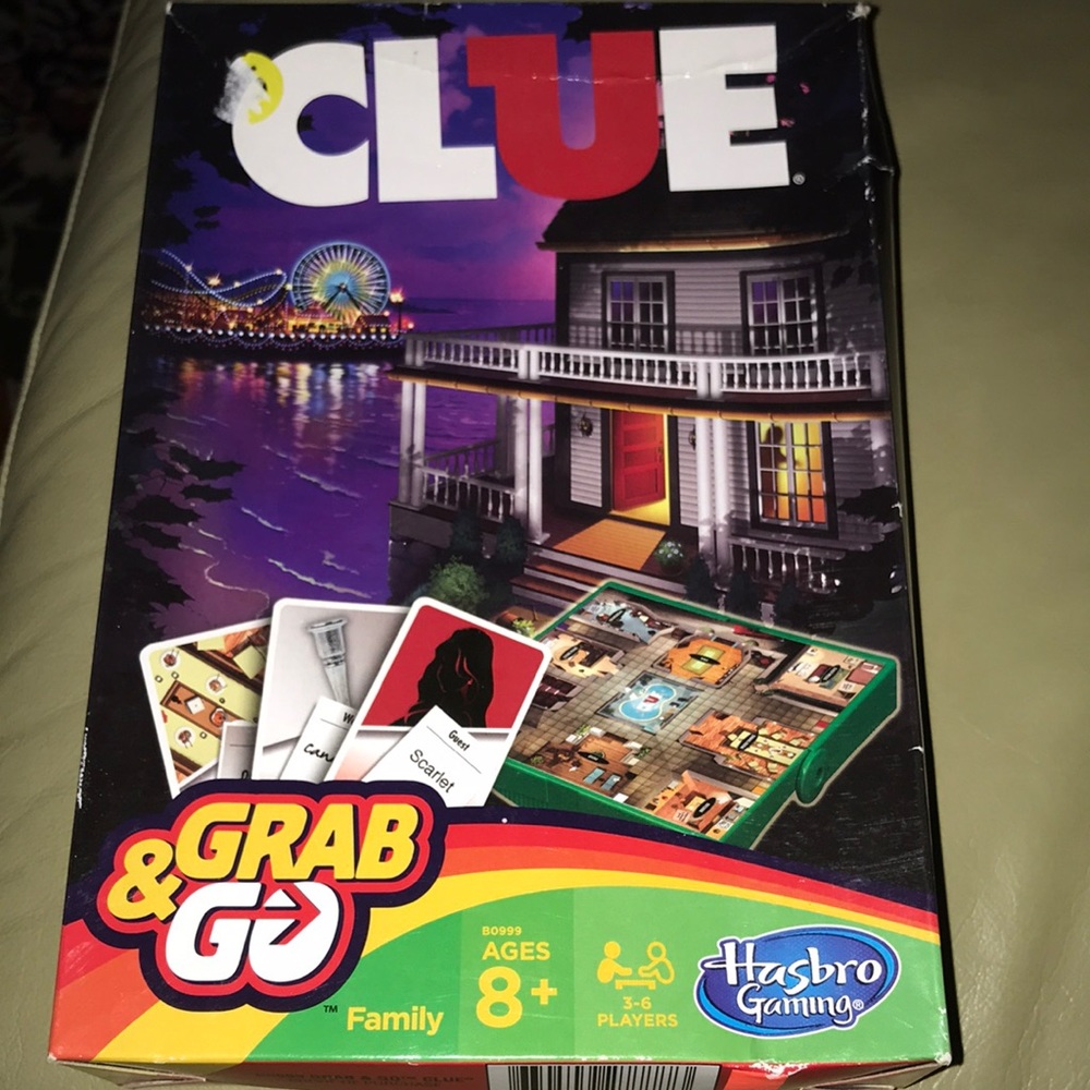 NIB Sealed Clue Travel Game